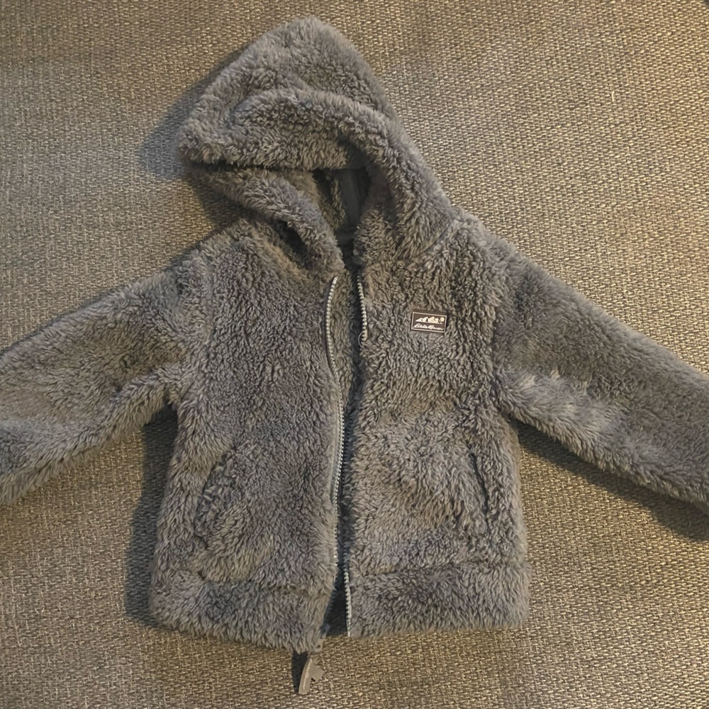 Eddie Bauer Charcoal Fleece Jacket